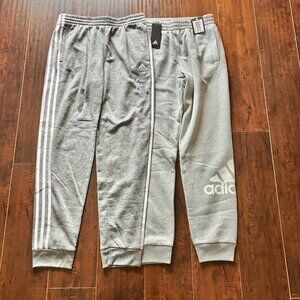 NWT adidas Youth Fleece Jogger and Fleece Tech Pants - XL (18/20)